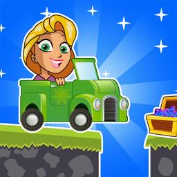  Princess Rapunzel Car Racing Adventure